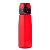 Бутылка спортивная “Capri” на 700 мл, прозрачный красный, арт. 001153003