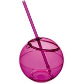 Емкость для питья “Fiesta” с соломкой, объем 580 мл, розовый, арт. 001158903