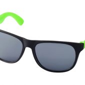 Очки солнцезащитные “Retro”, УФ 400, черный/неоновый зеленый, арт. 001160903