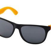 Очки солнцезащитные “Retro”, УФ 400, черный/неоновый оранжевый, арт. 001161003