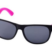 Очки солнцезащитные “Retro”, УФ 400, черный/неоновый розовый, арт. 001161203