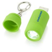 Мини-фонарь “Avior” с зарядкой от USB, зеленый, арт. 000803103