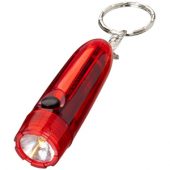 Брелок-фонарик “Bullet”, прозрачный красный, арт. 001167503
