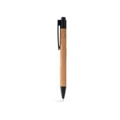 Ручка шариковая “Borneo” из бамбука, черный, черные чернила, арт. 000828503