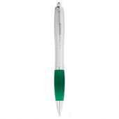 Ручка шариковая “Nash”, серебряный/зеленый, черные чернила, арт. 000767903