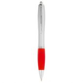 Ручка шариковая “Nash”, серебряный/красный, черные чернила, арт. 000768203