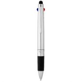 Ручка-стилус шариковая “Burnie” 3-в-1, серебристый, арт. 001170803