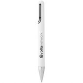 Шариковая ручка “Nassau”, белый/черный, синие чернила, арт. 001239003