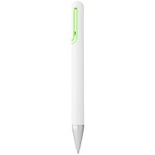 Шариковая ручка “Nassau”, белый/зеленое яблоко, синие чернила, арт. 001239303