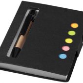 Набор стикеров “Reveal” с ручкой и блокнотом, черный, арт. 001184503
