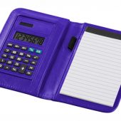 Блокнот А6 “Smarti” с калькулятором, пурпурный, арт. 001380703