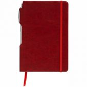 Блокнот А5 “Panama” с ручкой, красный, арт. 001380003