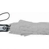 Зонт складной “Калдроуз”, автоматический 21,5″, серебристый/черный, арт. 000367803