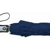 Зонт складной “Калдроуз”, автоматический 21,5″, темно-синий/серебристый, арт. 000368203