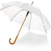 Зонт трость классический, полуавтомат 23″, белый, арт. 000730803