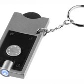 Брелок-держатель для монет Allegro с фонариком для ключей, арт. 001373103