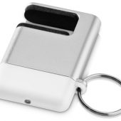 Подставка-брелок для мобильного телефона “GoGo”с губкой для чистки экрана, белый, арт. 001227303