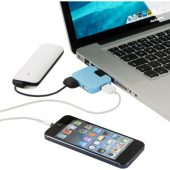 USB Hub “Gaia” на 4 порта, синий, арт. 001351503