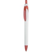 Ручка шариковая «Каприз» белая/красная, арт. 000100003