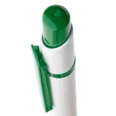 Ручка шариковая «Этюд» белая/зеленая, арт. 000103803