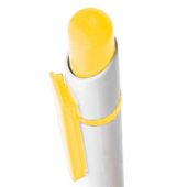 Ручка шариковая «Этюд» белая/желтая, арт. 000103903