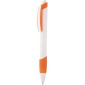 Ручка шариковая «Соната» белая/оранжевая, арт. 000019803