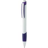 Ручка шариковая «Соната» белая/фиолетовая, арт. 000020003