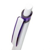 Ручка шариковая «Соната» белая/фиолетовая, арт. 000020003