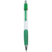Ручка шариковая «Мак-Кинли» белая/зеленая, арт. 000314403