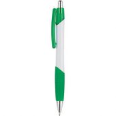 Ручка шариковая «Мак-Кинли» белая/зеленая, арт. 000314403
