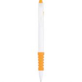 Ручка шариковая «Фиджи» белая/оранжевая, арт. 001000303
