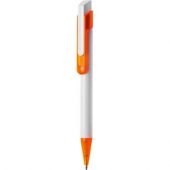 Ручка шариковая «Бавария» белая/оранжевая, арт. 001278303