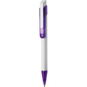 Ручка шариковая «Бавария» белая/фиолетовая, арт. 001278403