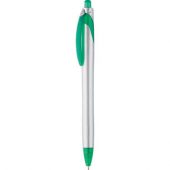 Ручка шариковая «Каприз Сильвер» серебристая/зеленая, арт. 000099903