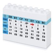 Настольный календарь в форме конструктора лего, арт. 000520303