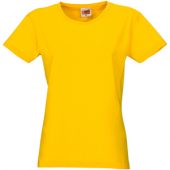 Футболка “Heavy Super Club” женская, желтый ( XS ), арт. 000130903