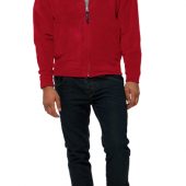 Куртка флисовая “Nashville” мужская, красный/пепельно-серый ( XL ), арт. 000064703