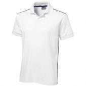 Рубашка поло “Backhand” мужская, белый/темно-синий ( S ), арт. 000376803