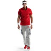 Рубашка поло “Backhand” мужская, красный/белый ( XL ), арт. 000376503