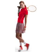 Рубашка поло “Backhand” женская, красный/белый ( XL ), арт. 000381003
