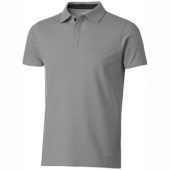 Рубашка поло “Hacker” мужская, серый/черный ( S ), арт. 001331603