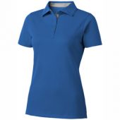 Рубашка поло “Hacker” женская, небесно-синий/серый ( L ), арт. 001334003