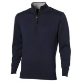 Пуловер “Set” с застежкой на четверть длины, т.синий/серый ( XL ), арт. 000507403