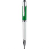 Ручка шариковая «Мичиган» серебристая/зеленая, арт. 000117203