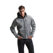Куртка софтшел “Match” мужская, серый/черный ( XL ), арт. 000260203