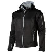 Куртка софтшел “Match” мужская, черный/серый ( 2XL ), арт. 000259003