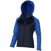 Куртка софтшел “Сhallenger” женская, темно-синий/небесно-голубой ( L ), арт. 001608003