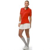 Рубашка поло “Forehand” женская, темно-красный ( L ), арт. 000199903