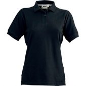Рубашка поло “Forehand” женская, черный ( L ), арт. 000200303