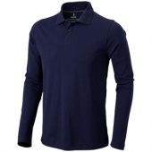 Рубашка поло “Oakville” мужская с длинным рукавом, темно-синий ( 3XL ), арт. 001083703